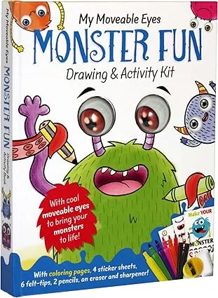 My Moveable Eyes Monster Fun: Drawing & Activity Book